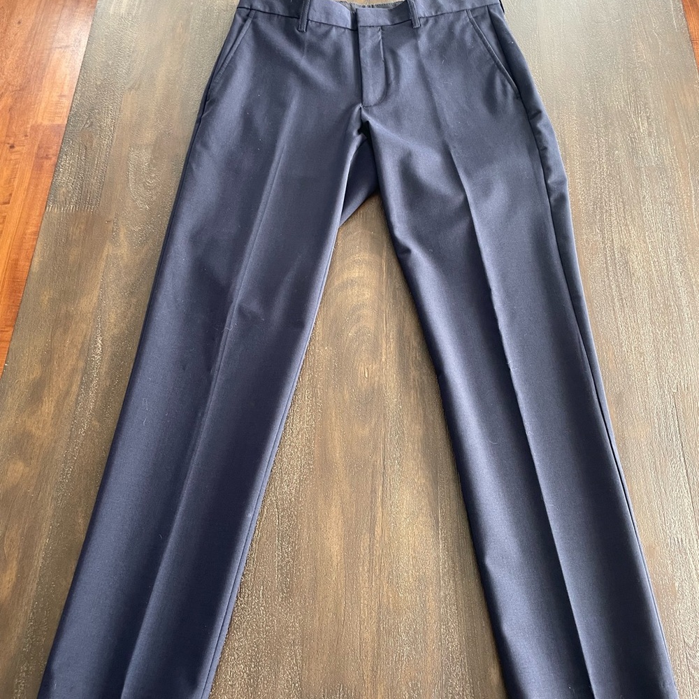 J. Crew Factory Navy Thompson Suit Pants